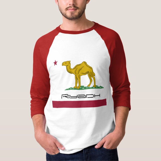 Camiseta República de Riyadh não Califórnia (Frente)