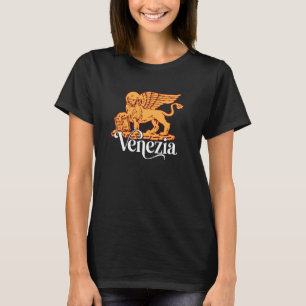 Camiseta República de Veneza Vêneto Itália Bandeira Leão Al