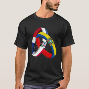 Camiseta República Dominicana Bandeira Equador Marriag Cres