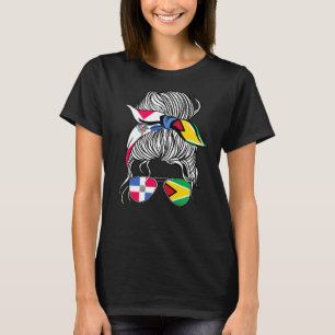 Camiseta República Dominicana Bandeira Garota do Cerrado