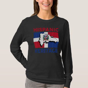 Camiseta República Dominicana Bandeira Patrimônio Hispânico