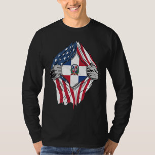 Camiseta República Dominicana Dentro de Sangue Me Bandeira