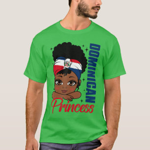 Camiseta República Dominicana Princesa Dominicana Menina Hi
