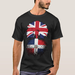 Camiseta República Dominicana Rotas de Árvore Britânica Bri