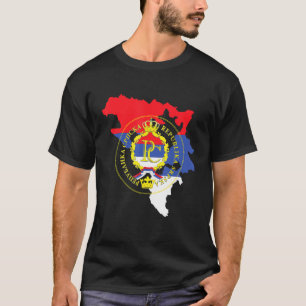 Camiseta República dos Balcãs Srpska Flag Sarajevo