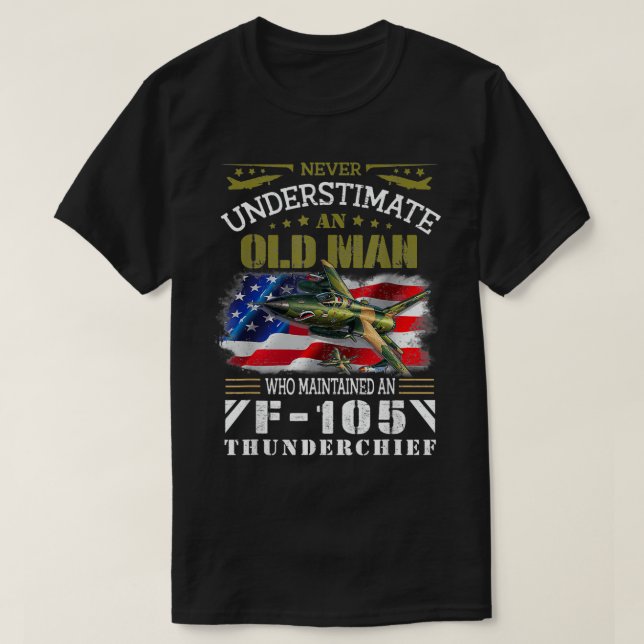 Camiseta República F105 Thundermajor F105 Bomber f105 Thud  (Frente do Design)