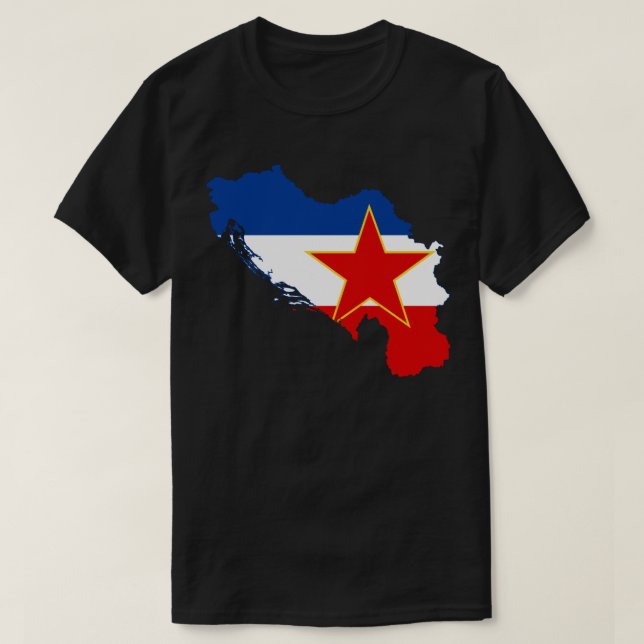 Camiseta República Federal Socialista da Jugoslávia (Frente do Design)
