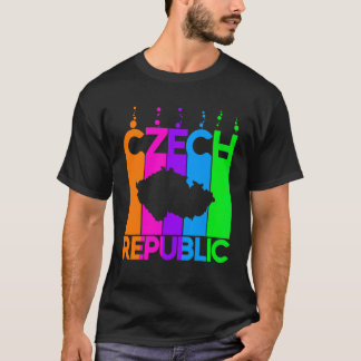 Camiseta República Tcheca Bolhas Coloridas
