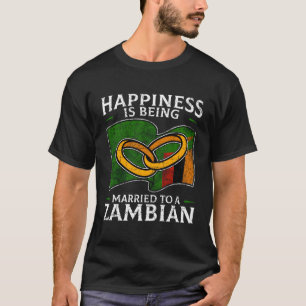 Camiseta República Zambiana do Casamento das Raízes do Patr