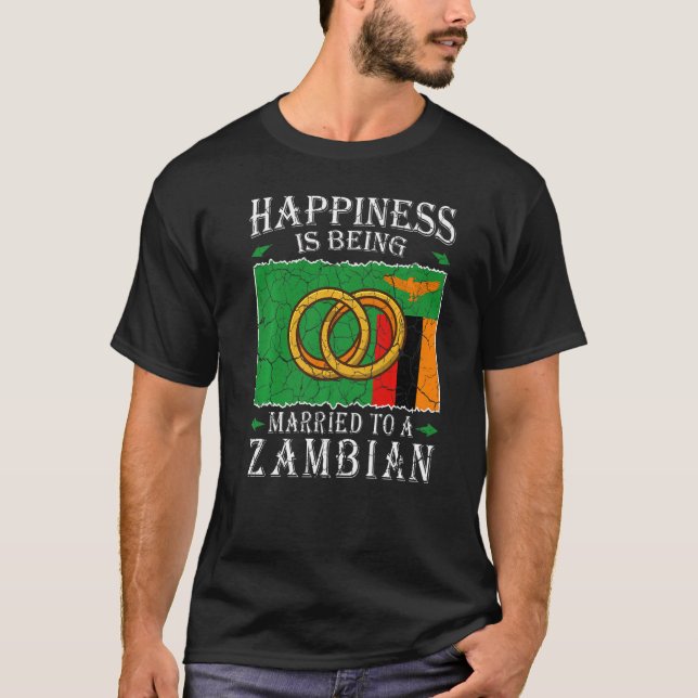 Camiseta República Zambiana do Casamento das Raízes do Patr (Frente)