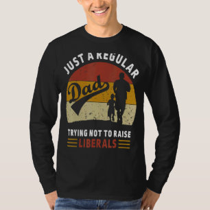 Camiseta Republicano Apenas Um Pai Regular Tentando Não Lev