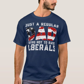 Camiseta Republicano Apenas Um Pai Regular Tentando Não Lev