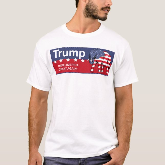 Camiseta republicano de Donald Trump 2016 (Frente)
