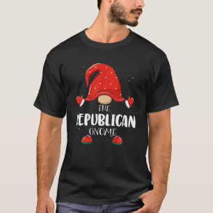 Camiseta Republicano Gnomo Matching Family Group Natal P