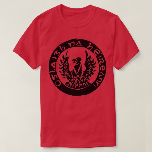 Camiseta Republicano Irlandês Phoenix (Frente do Design)