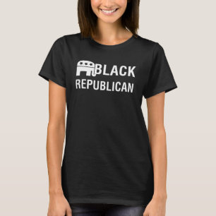Camiseta Republicano Negro faz dos Estados Unidos parte pol