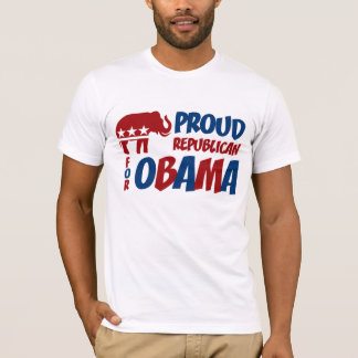 Camiseta Republicano orgulhoso para o t-shirt de Obama