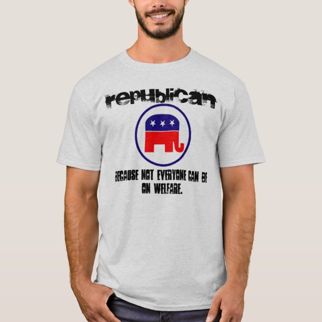 Camiseta Republicano, porque não todos pode estar no (Frente)
