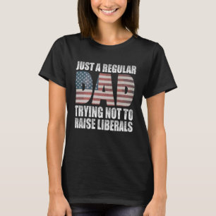 Camiseta Republicano Só Um Pai Normal Tentando Não Criar