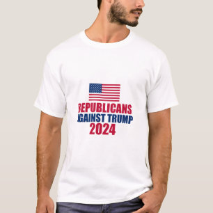 Camiseta Republicanos Contra a Eleição Trump 2024