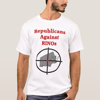 Camiseta Republicanos contra o t-shirt 1 de RINOs