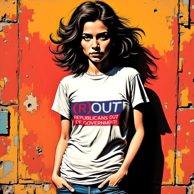 Camiseta Republicanos fora (Criador carregado)