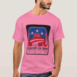 Camiseta Republicanos para Obama