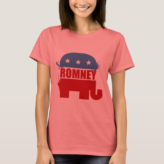 Camiseta Republicanos por Romney (Frente)