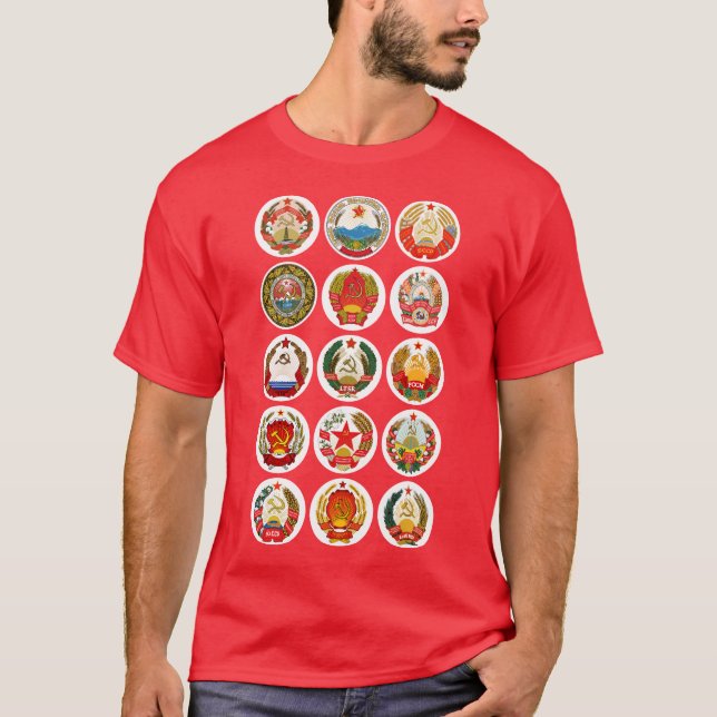 Camiseta Repúblicas da União Soviética (Frente)