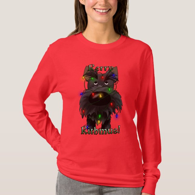 Camiseta Rerry Rithmus - Scottish Terrier (Frente)