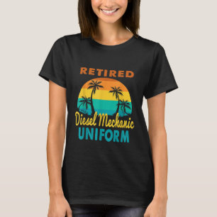 Camiseta Res da Ilha Tropical Uniforme Mecânica Diesel Apos