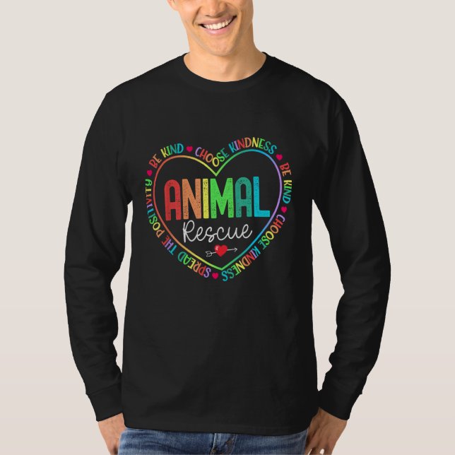 Camiseta Rescue Animal Rescuer Adopt Pets Cat (Frente)