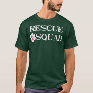 Camiseta Rescue Squad Dog Paw Heart For Men Women