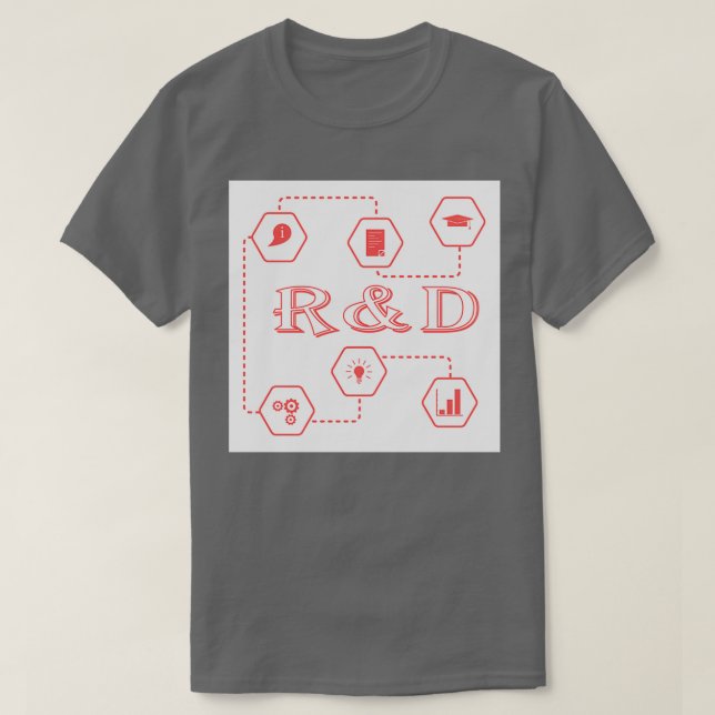 Camiseta Research and development concept 1 (Frente do Design)