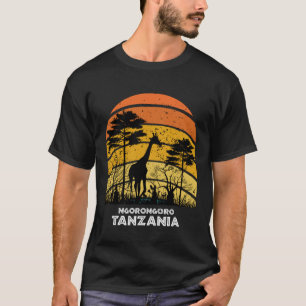 Camiseta Reserva de Caça do Parque Nacional Safari Ngorongo