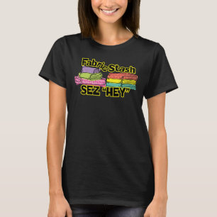 Camiseta Reserva de tecidos divertida para quem é acumulado