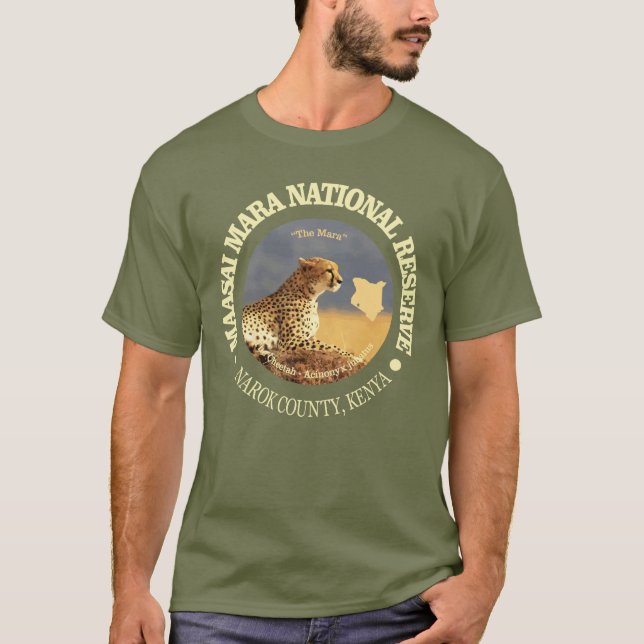 Camiseta Reserva Nacional de Maasai Mara (Frente)