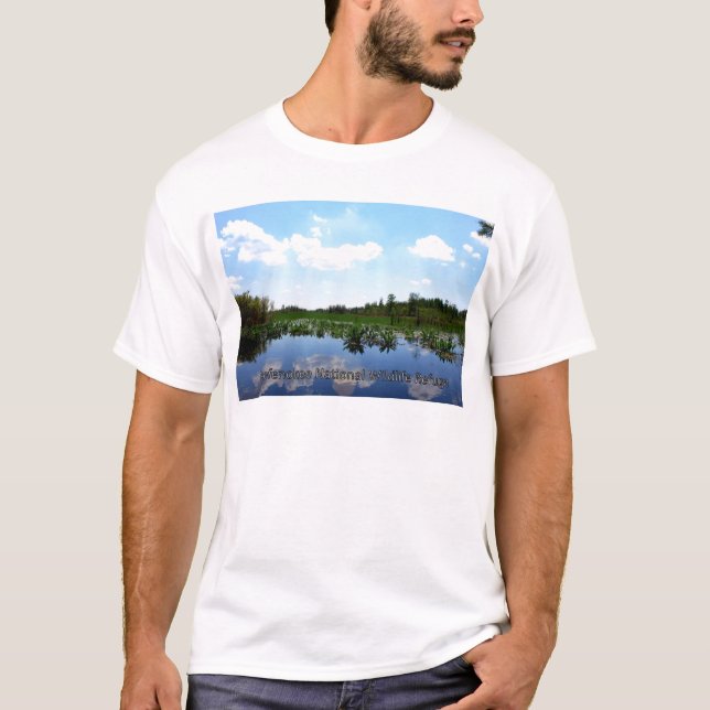 Camiseta Reserva natural do nacional de Okefenokee (Frente)