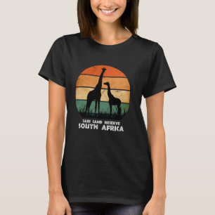 Camiseta Reserva Sabi Sand, África do Sul Safari de Girafa