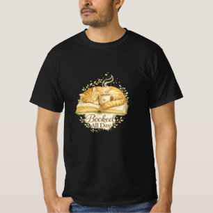 Camiseta Reservado o Dia Todo   Aquarela do Gato Cozido Len