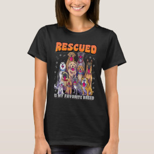 Camiseta Resgatada É Minha Res De Cão De Salvação De Animai
