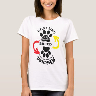 Camiseta Resgatado é Minha Raça Favorita – Amante de Animai