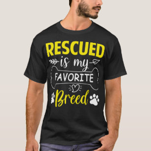 Camiseta Resgatado É O Meu Resgate De Animais De Criação Fa