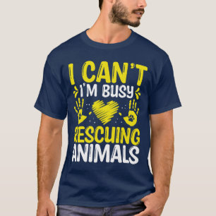 Camiseta Resgatador de Animais de Abrigo Cuida de Animais R