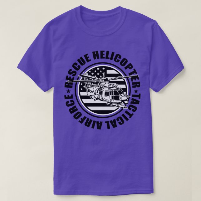 CAMISETA RESGATAR HELICÓPTERO (Frente do Design)