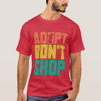 Camiseta Resgate Animal Adote Adoção Retro Resgatador de An