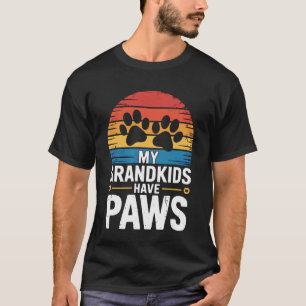 Camiseta Resgate Animal Avô Meus Netos Têm Patas D