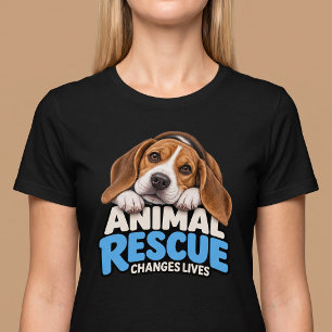 Camiseta Resgate Animal Muda Vidas