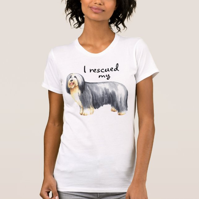 Camiseta Resgate Bearded Collie (Frente)