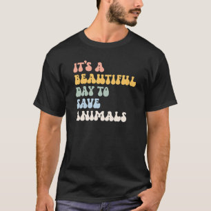 Camiseta Resgate De Animais É Um Belo Dia Para Salvar Anima